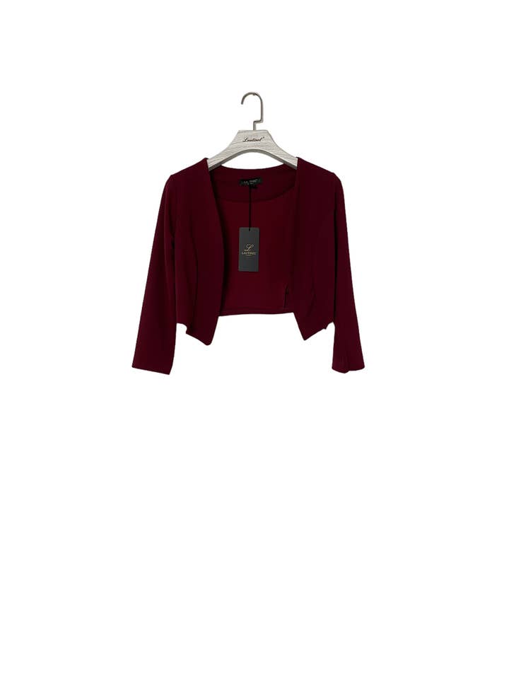 Lautinel - Wholesale Jacket - Women's - Bolero plain evening vest B307601