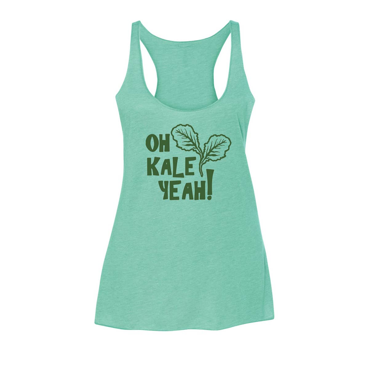 Bad Pickle Tees - Wholesale Tank Top - Women's - Oh Kale Yeah® Women's Tank Top | Green2