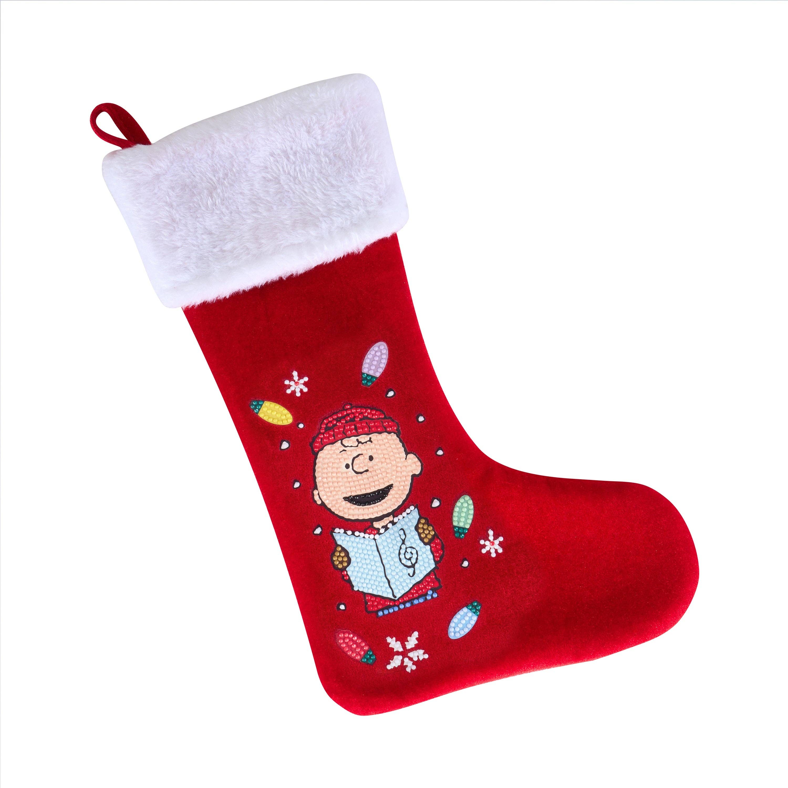 Diamond Art Club - Wholesale Holiday Stocking - Christmas Stocking - Charlie Brown™ Christmas Carols0