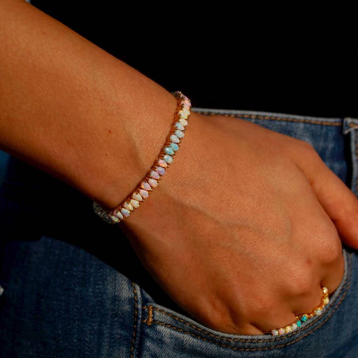 La Kaiser - Wholesale Tennis Bracelet - Dancing Opal Dreams Tennis Bracelet