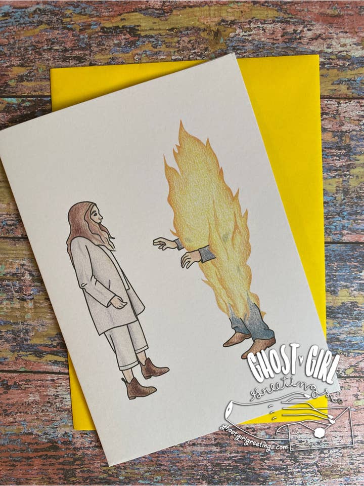 Cartão de Saudação: Vamos Litar por atacado de Ghost Girl Greetings