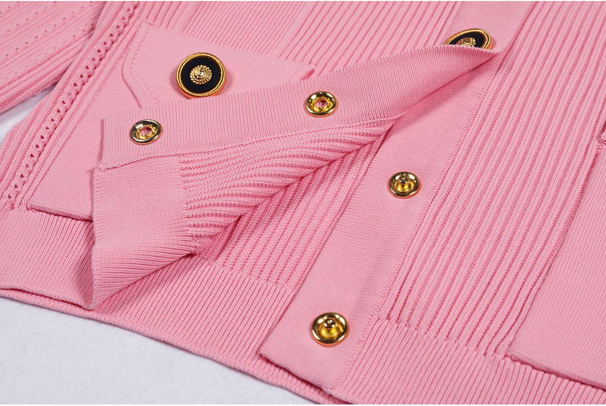 Productseeker - Wholesale Top & Skirt Set - Women's - SET218Y Spring Autumn Knit Cardigan Sweater with Skirt Set16