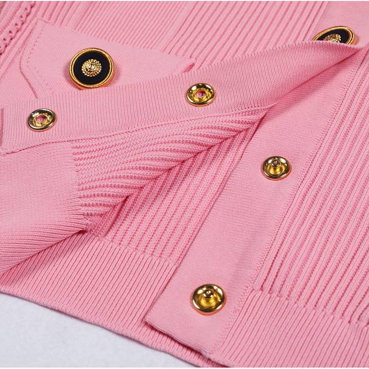 Productseeker - Wholesale Top & Skirt Set - Women's - SET218Y Spring Autumn Knit Cardigan Sweater with Skirt Set16