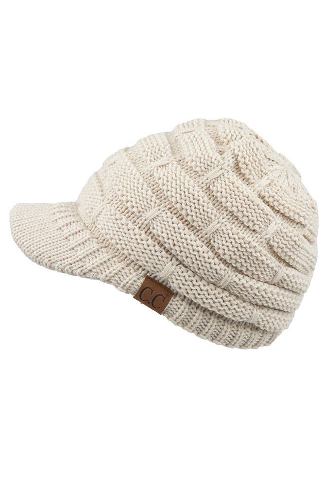 Hana - Wholesale Beanie - Women's - C.C Ribbed Knit Brim Beanie8