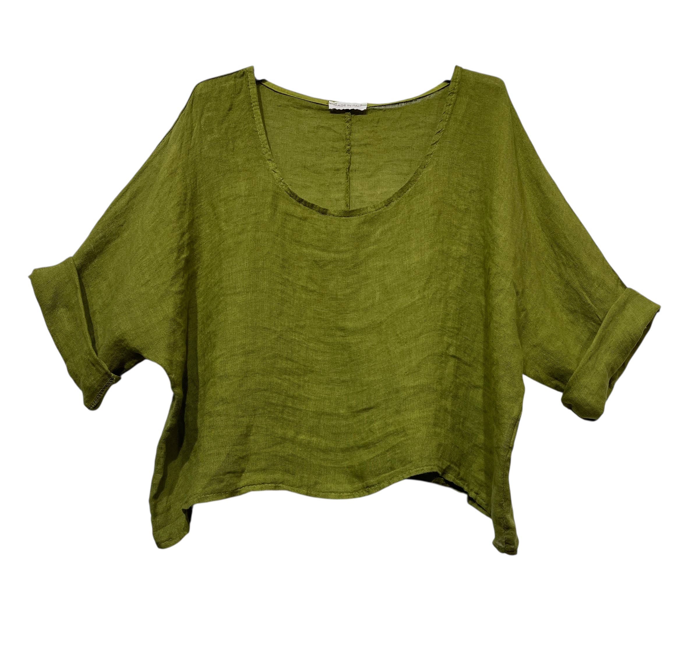 LINEN & COTTON HOUSE – Engroshandel Bluse - Dame – 18415 top i hør til forårs- og sommertøj28