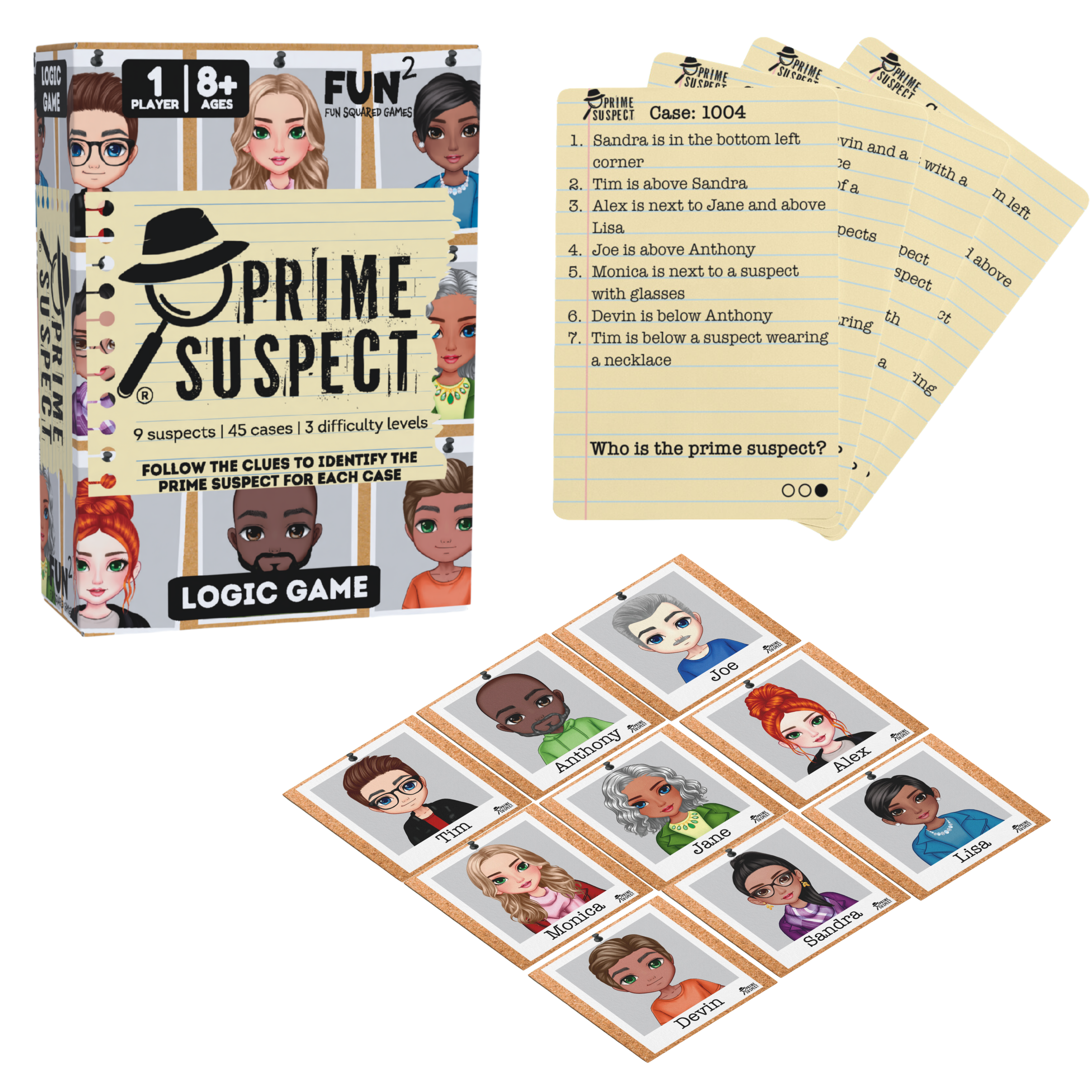 Fun Squared Games - Wholesale Brain Game - Kids - Prime Suspect: Original1