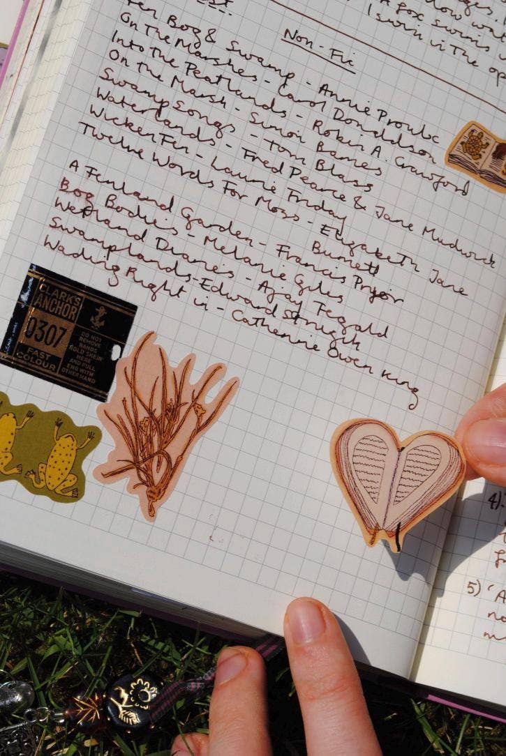 Tulips and Heather - Wholesale Sticker - Sticker Sheet "Book Magic" for journals and planners5