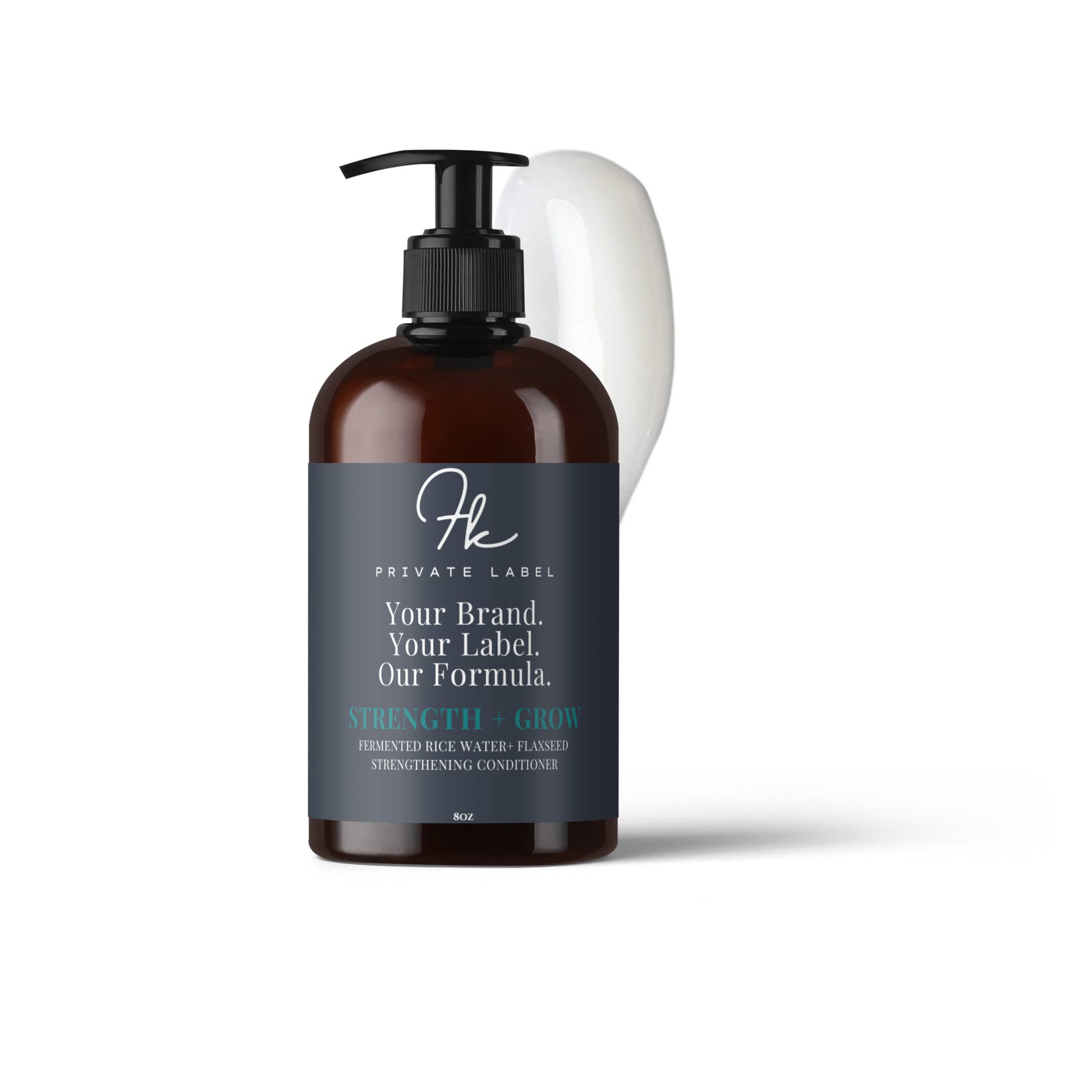 FK Private Label Labs - Wholesale Hair Conditioner - Strength + Grow Rice Water Hair Conditioner