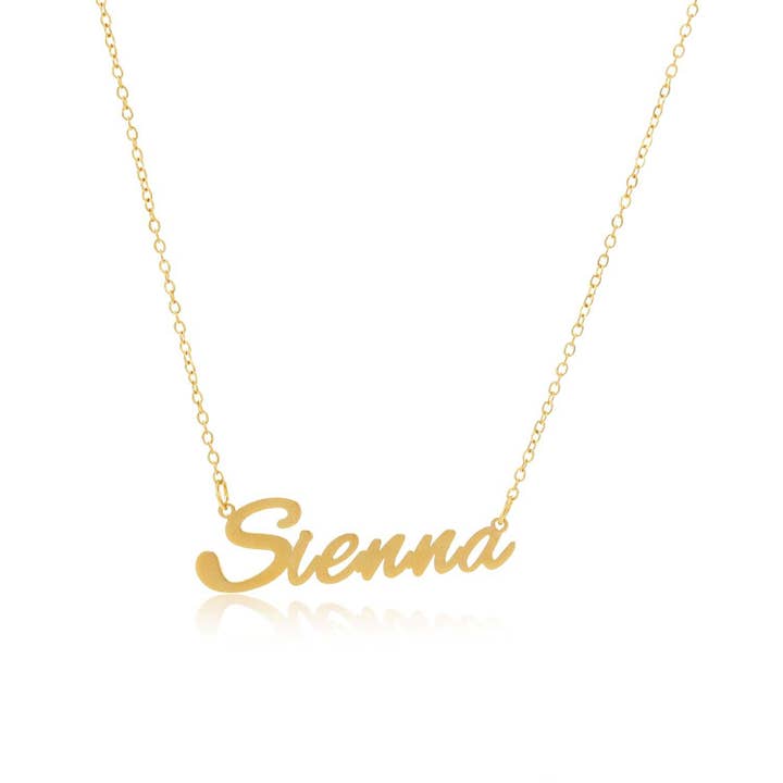Collier avec prénom Sienna pour la vente par Zotair