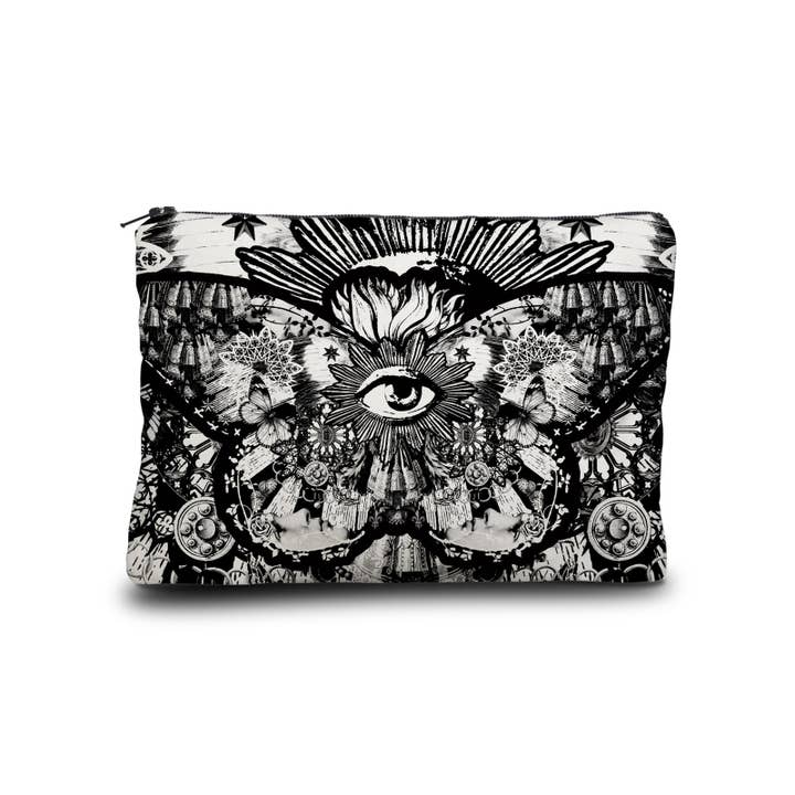 Voglio Bene - Vente Porte-monnaie – unisexe - PORTE MONNAIE PAPILLON NOIR