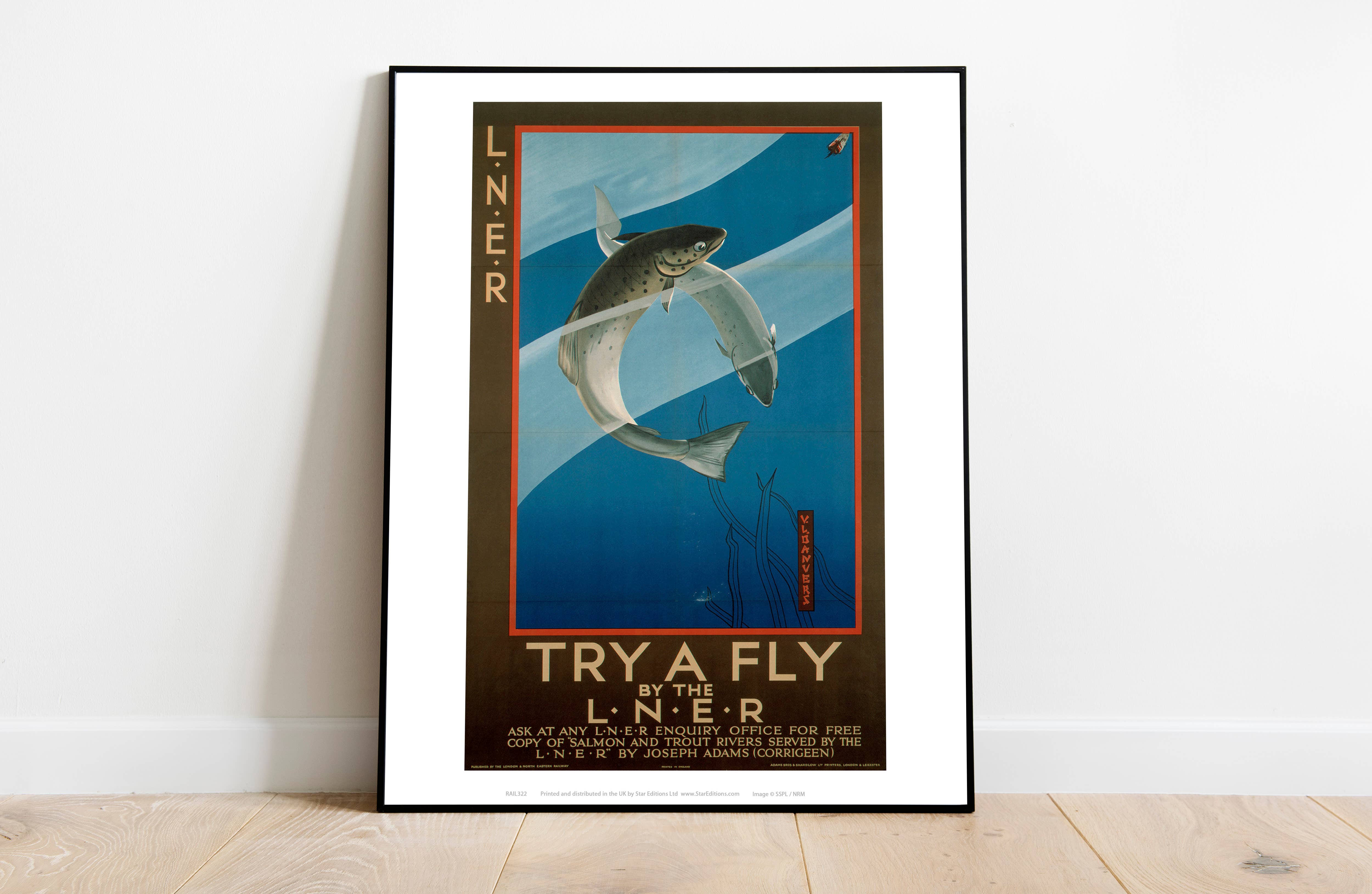 Star Editions – wholesale Art print – Try A Fly - 11X14” Premium Art Print1