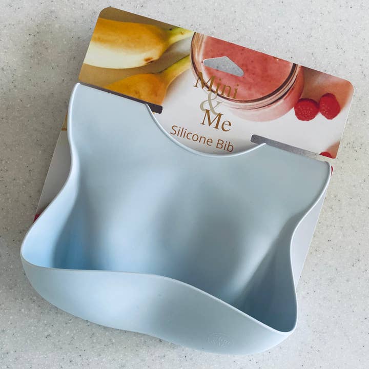 Mini & Me Bib Ice Blue for wholesale by Cuddle Bug & Co