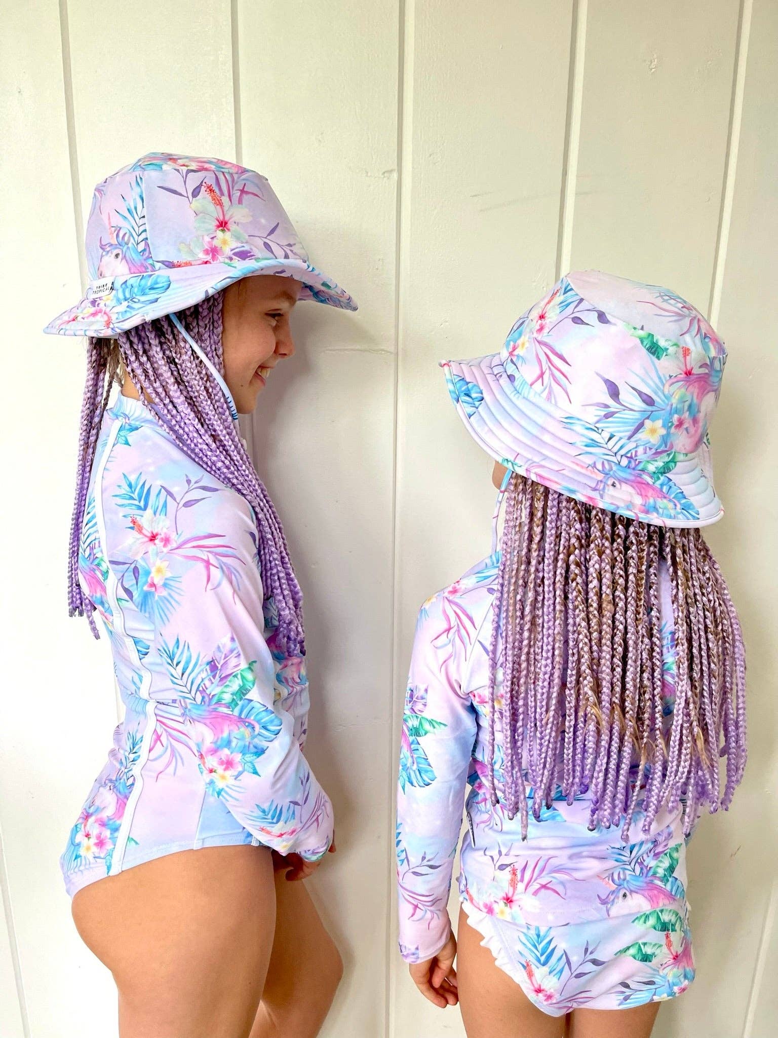 Tribe Tropical - Vendita all'ingrosso Costume intero - Bambini - Costume da bagno a maniche lunghe per bambine - Tropic of Unicorn6