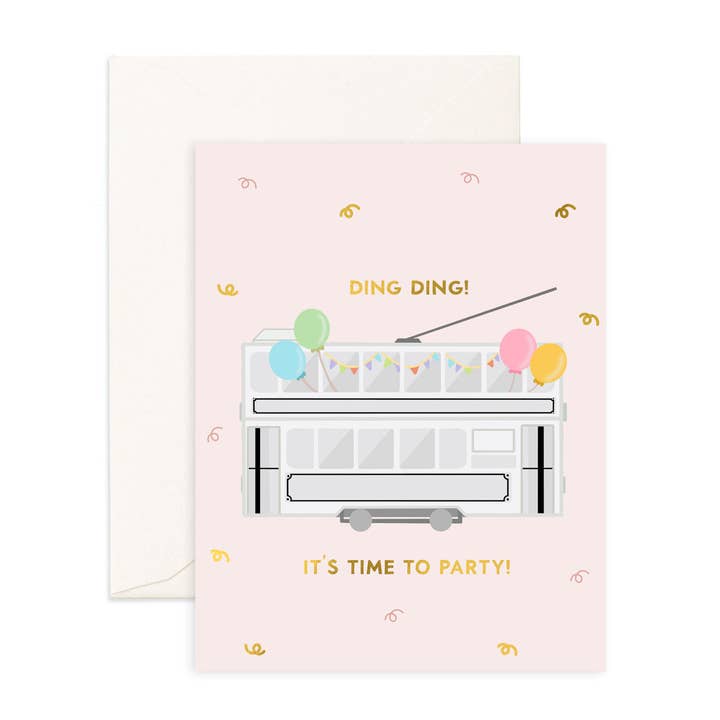 Ding Ding Party - Greeting Card for wholesale by Sparkles And Joy