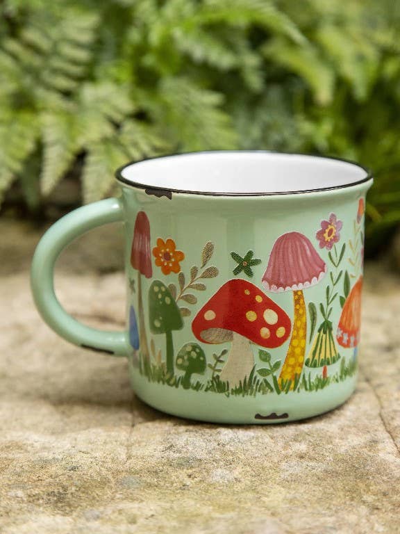 Camp Mug Mushroom for wholesale by Care & Share Giftware