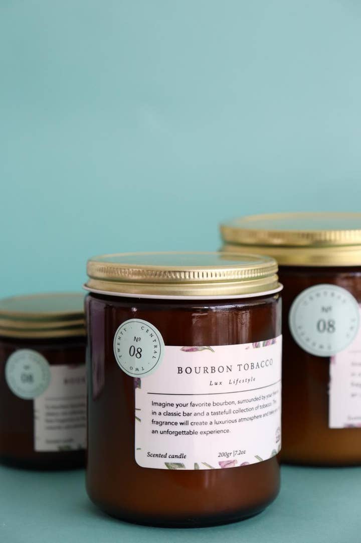 Central 220 - Wholesale Jar/Filled Candle - 08 | Empower | Bourbon Tobacco | Scented Candle3