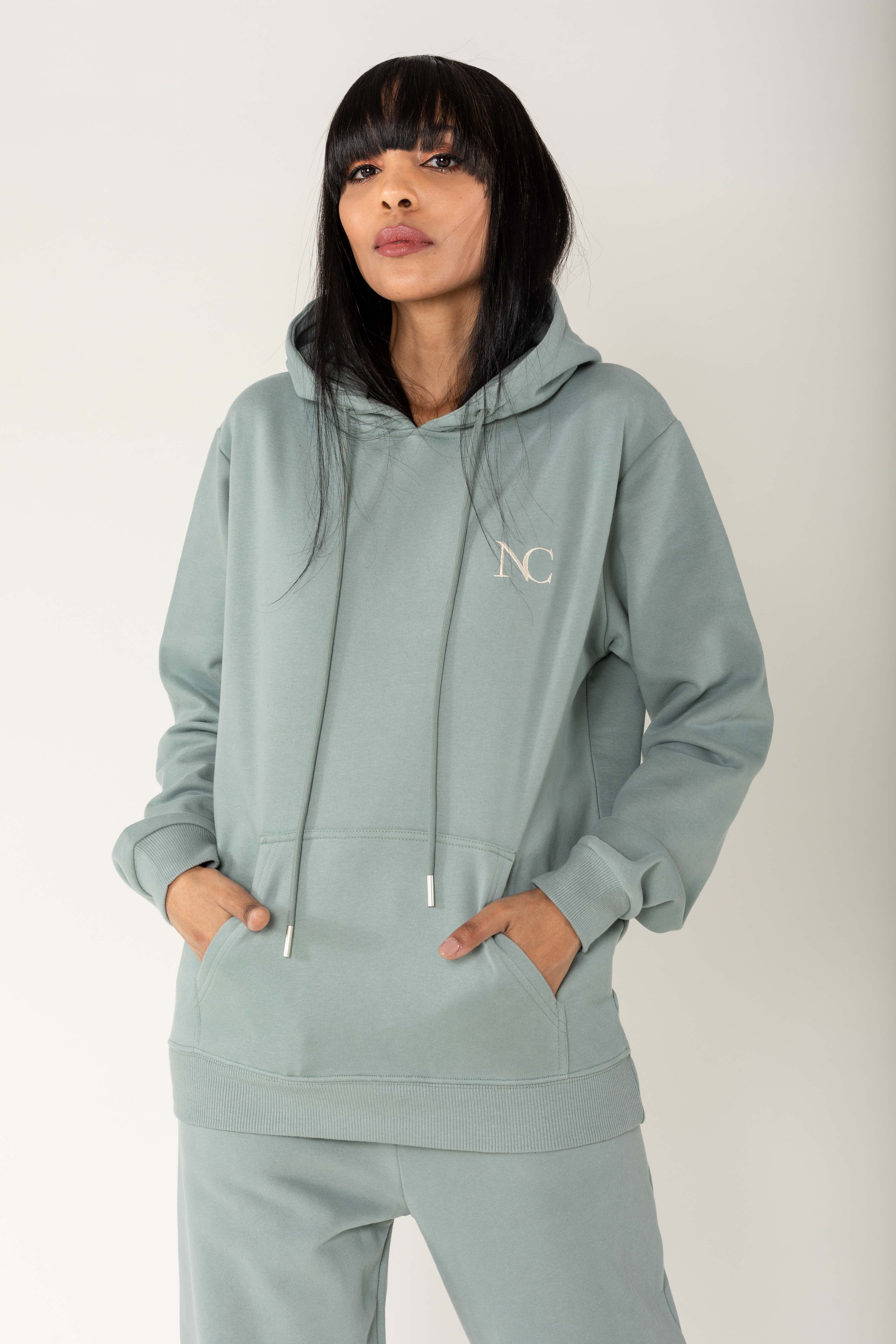 Nina Carter - Wholesale Activewear Set - Women's - Nina Carter Jogging Set with Hood + Tight Socks F020+F02117