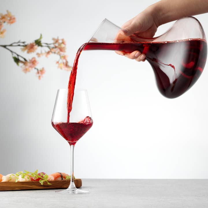 JoyJolt - Wholesale Decanter - Lancia Crystal Wine Decanter, 54 Oz