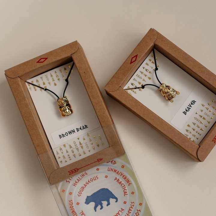 My Totem Tribe - Wholesale Pendant/Charm Necklace - Bear My Totem Tribe Spirit Animal Tribal Bead Necklace4