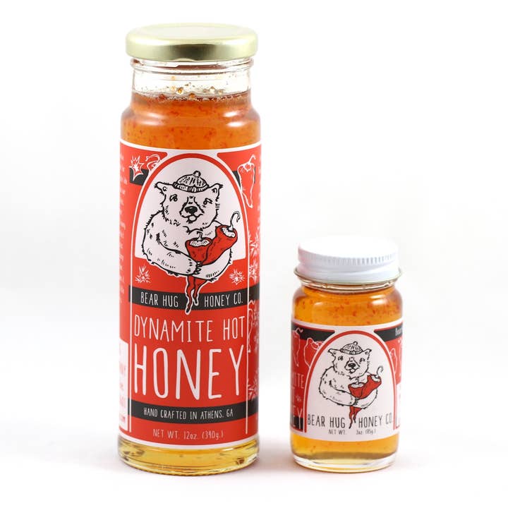 Bear Hug Honey Company - Wholesale Honey - Dynamite Hot Honey - 12oz