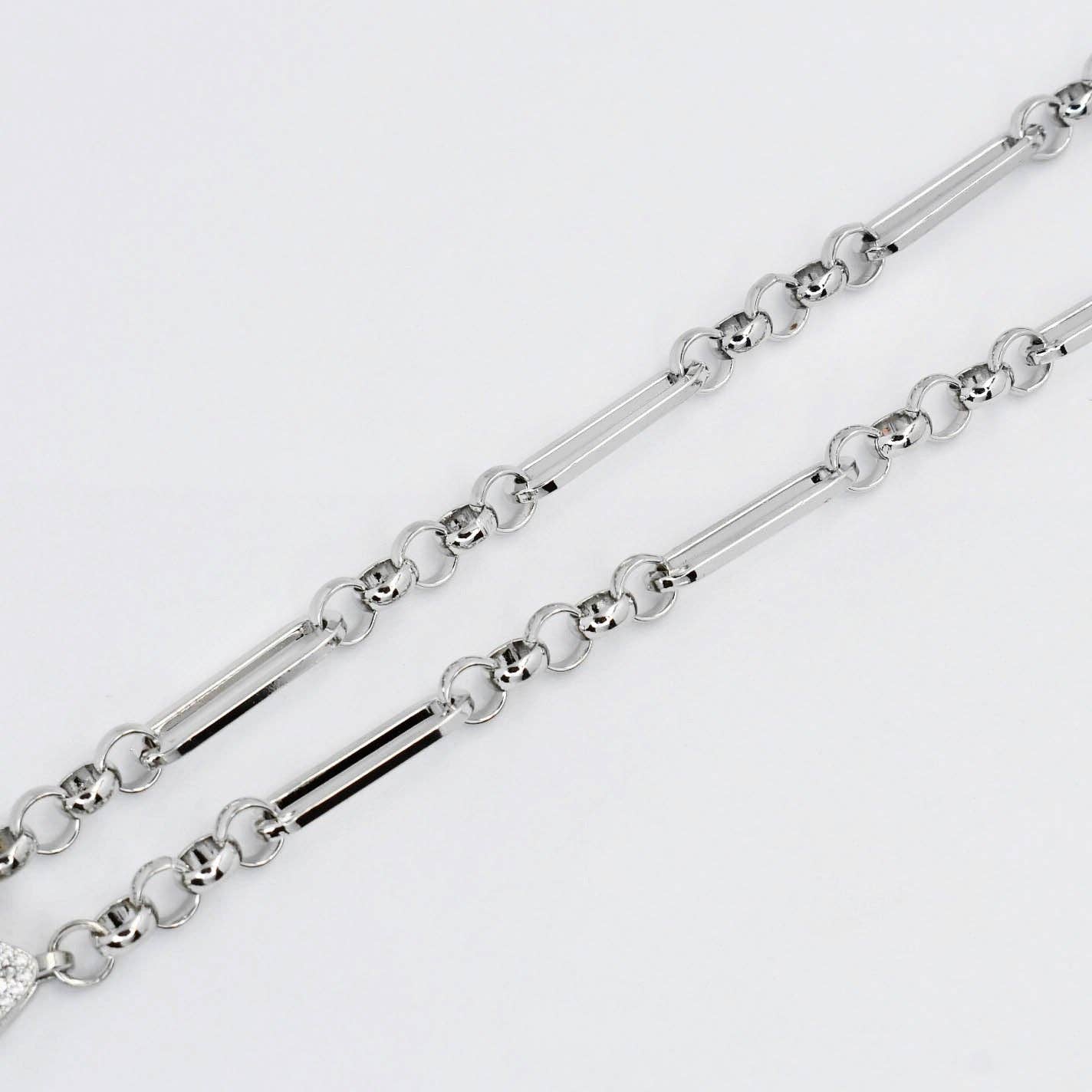 Treasure Jewels Inc. - Wholesale Pendant/Charm Necklace - Jeremiah 29:11 with Cross Silver I641