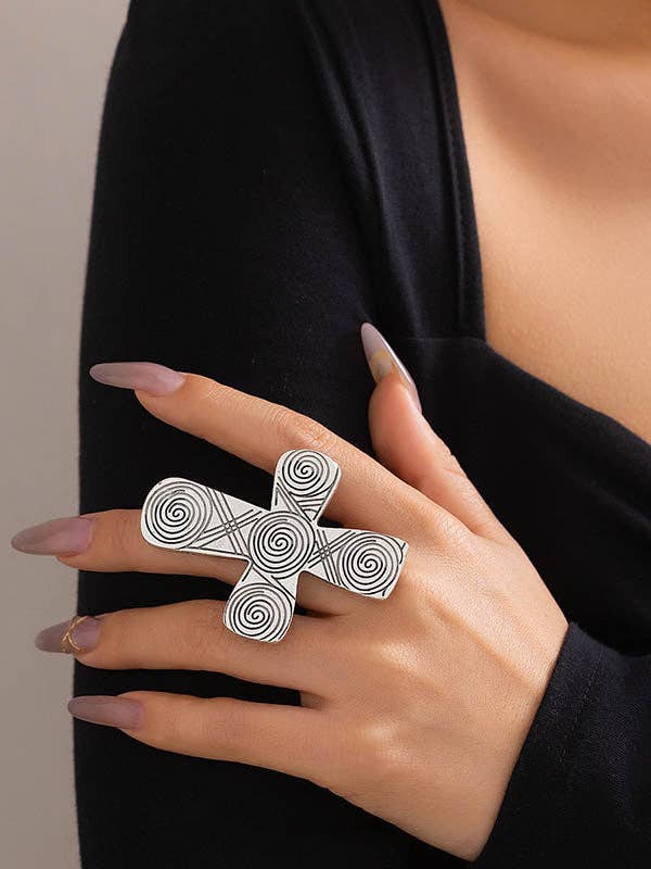 Plush Looks - Vente Bague de cocktail/de cérémonie - Accessoires pour bagues géométriques3