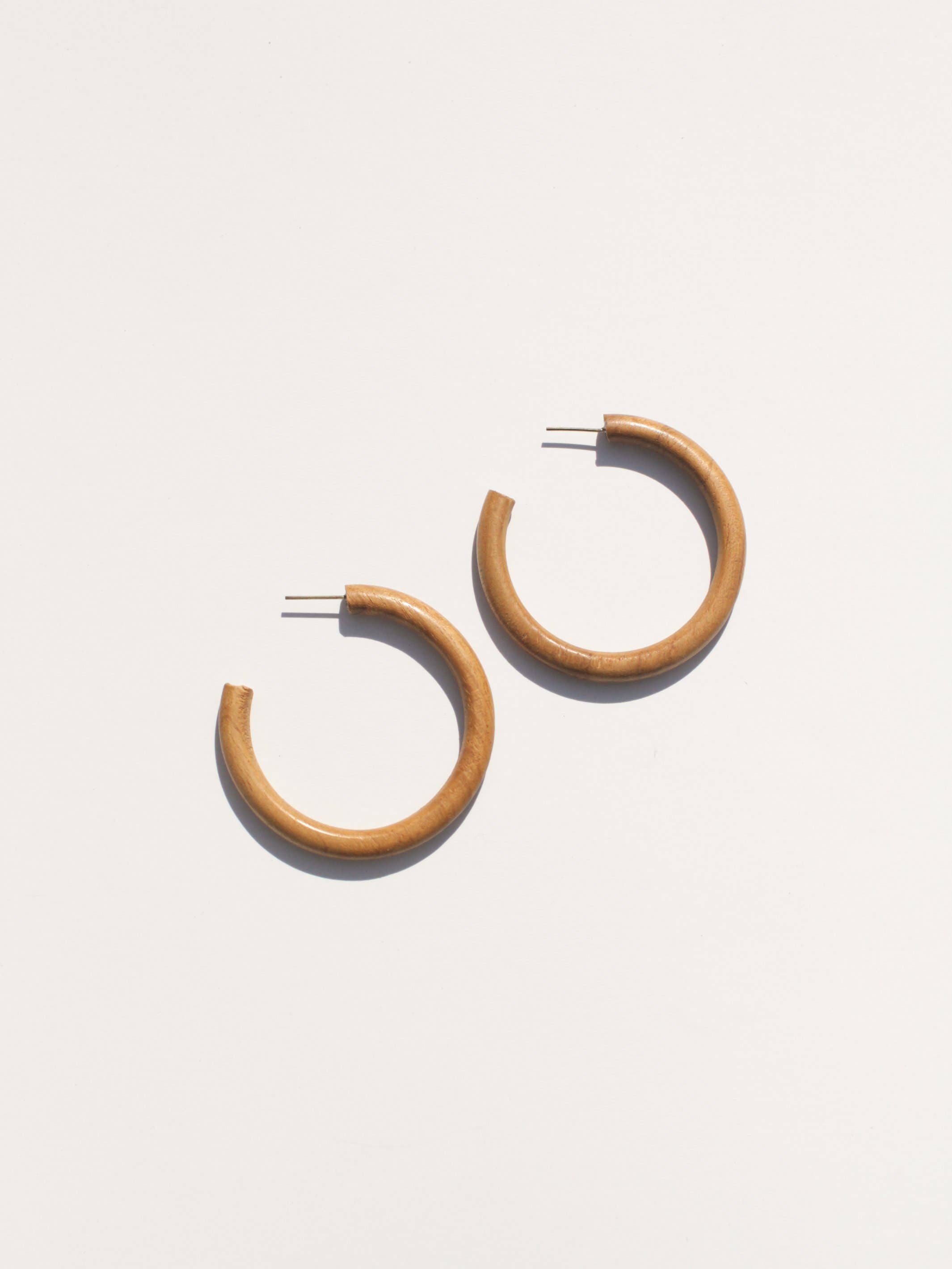 Rover & Kin - Wholesale Hoop Earrings - Wood Essential Hoops2