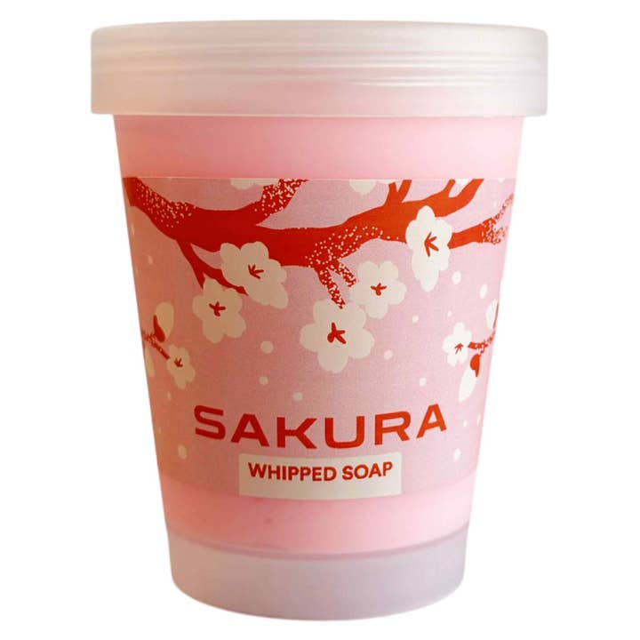 Sakura Whipped Soap for wholesale by Bewilderment