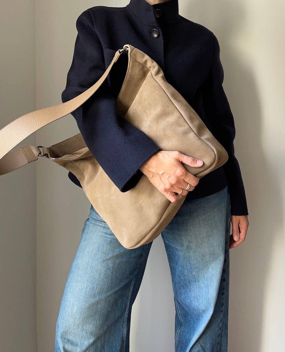 TIEFENBACHER LEHMANN - Wholesale Shoulder Bag - Women's - SHOPPING BAG mocha mousse - light gold6