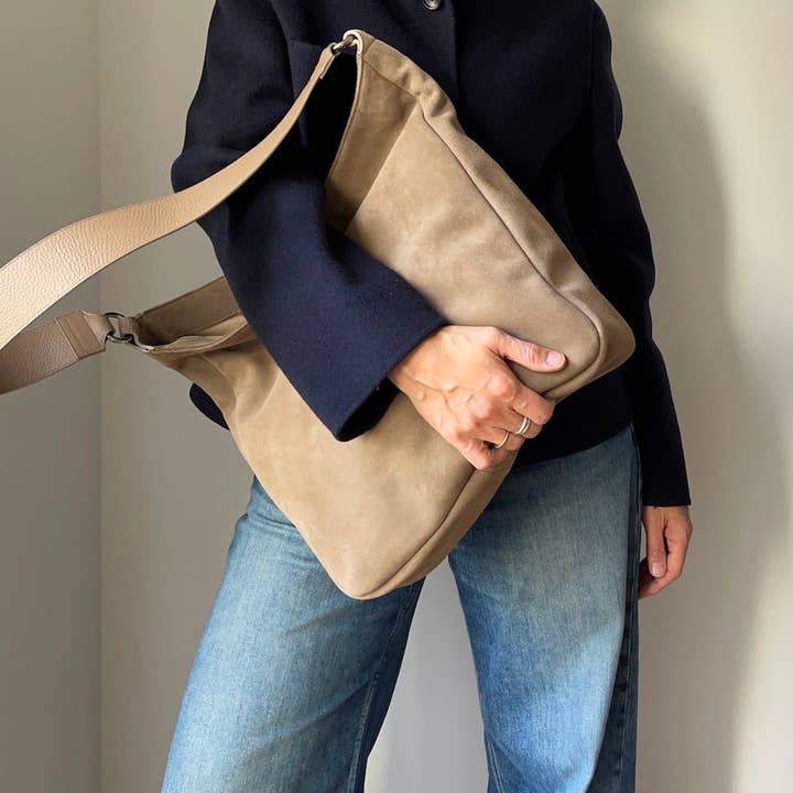 TIEFENBACHER LEHMANN - Wholesale Shoulder Bag - Women's - SHOPPING BAG mocha mousse - light gold6