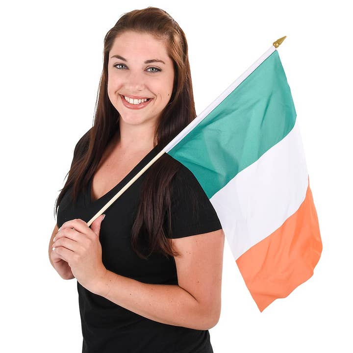 Juguetes para niños IRISH FLAG LLB de 12 x 18 pulgadas para venta al por mayor de La Luna Bella - Toys