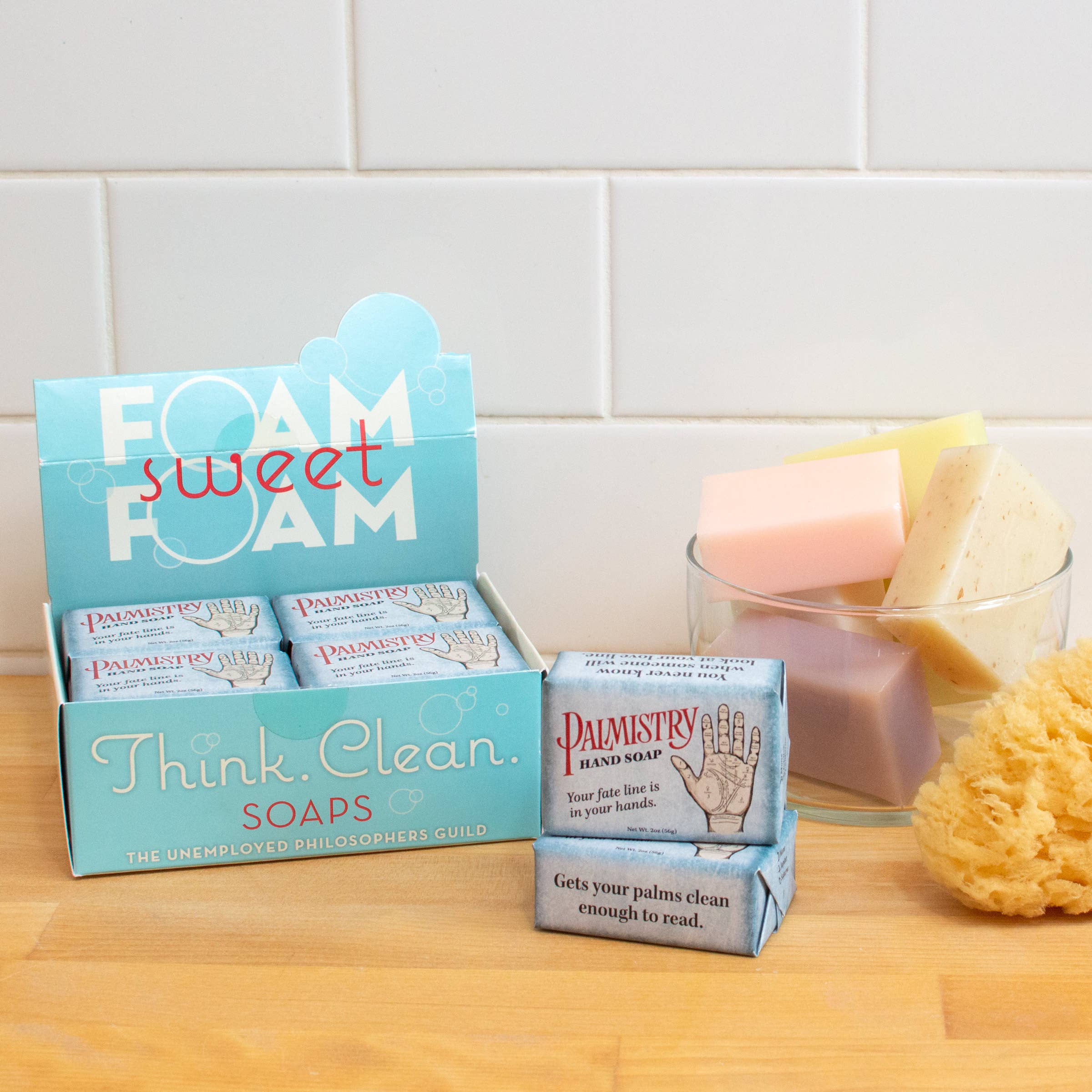 Unemployed Philosophers Guild – sabonete sólido por atacado – Sabonete Palmistry1