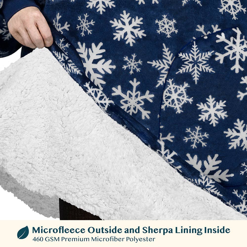 Pavilia - Wholesale Hoodie - Women's - Chest Pocket Sherpa Hoodie Blanket - Patch Pocket (Regular / Long)64