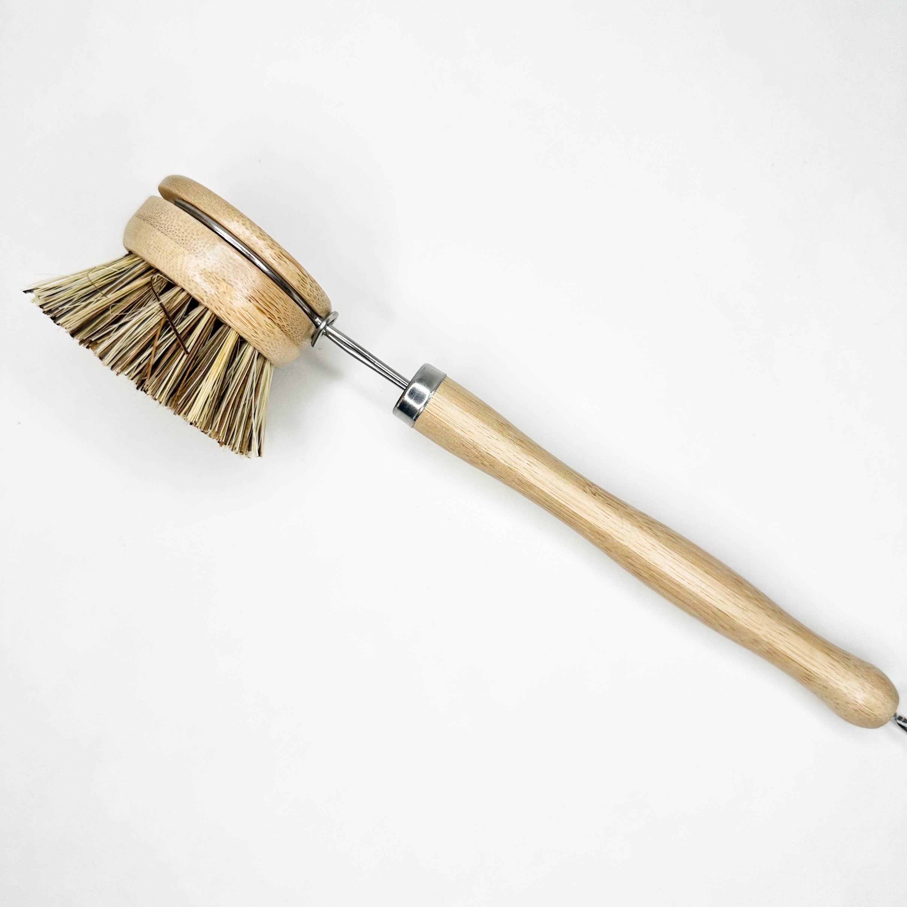 Smile Boutiques - Wholesale Cleaning Brush - Bamboo Sisal Dish Brush - Zero Waste Kitchen Brush1