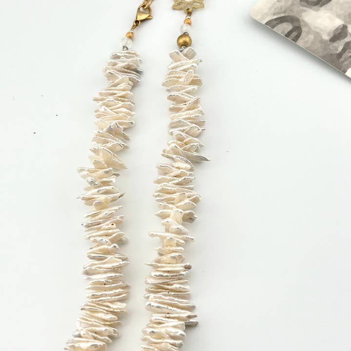 Beautiful Soul Jewelry - Wholesale Beaded/Pearl Necklace - BEAUTIFUL SOUL - RARE KEISHI PEARL LEI - LONG NECKLACE
