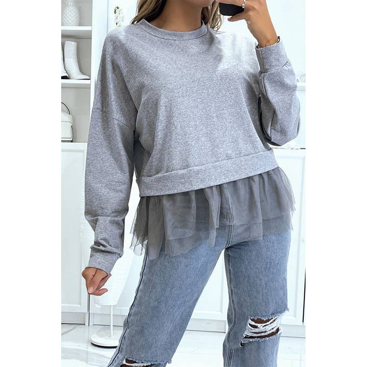 Women's sweatgrispour with petticoat bottom for wholesale by LS GROUP