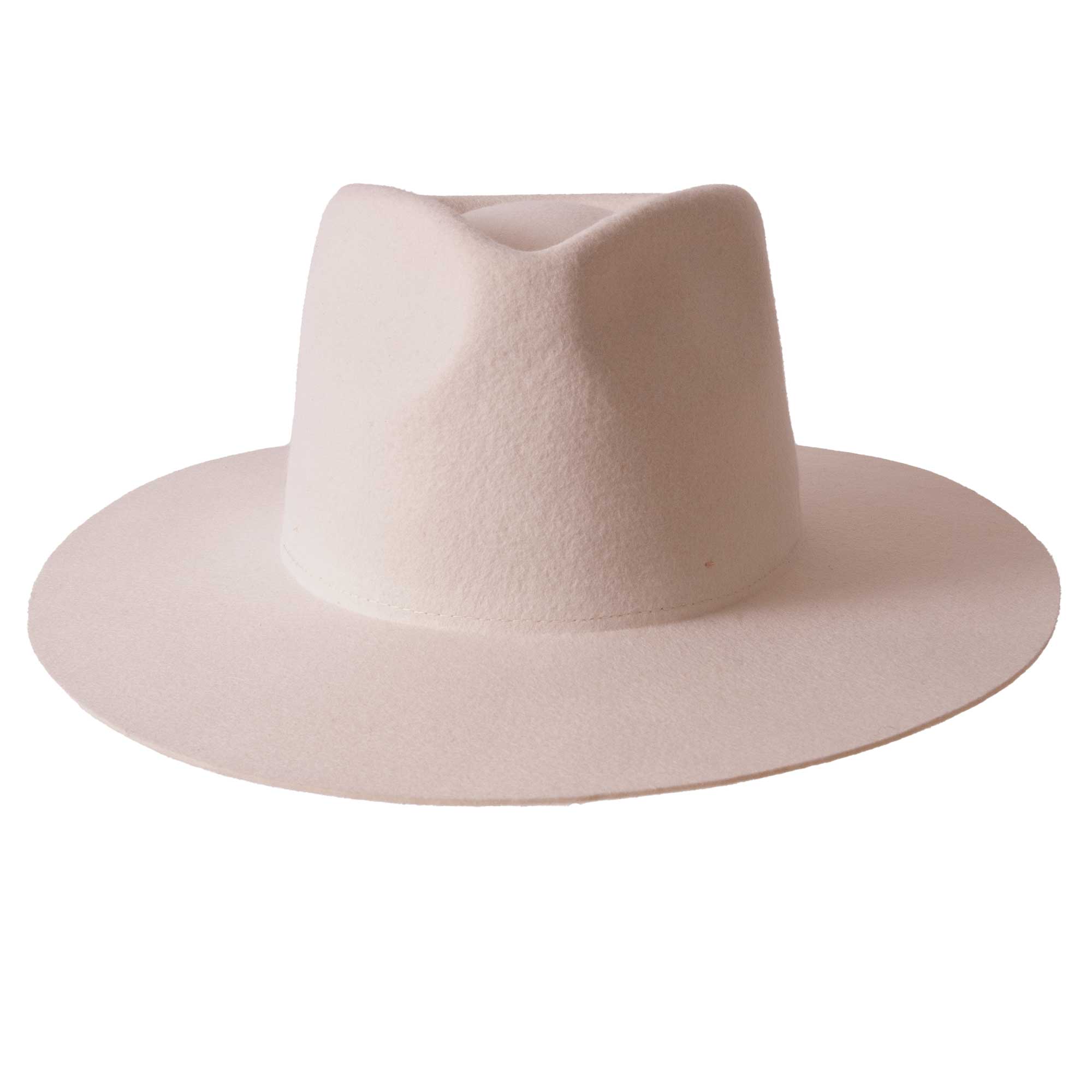 American Hat Makers - Wholesale Fedora - Uniseks - 100% wollen vilten hoed met platte rand - Stijl Rancher14