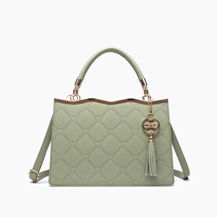 Like Dreams - Wholesale Top Handle Bag - Women's - Magnolia Holiday Mini Tote Top Handle Handbag for Parties18