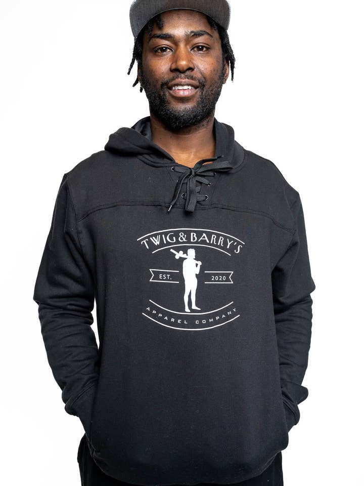 The Connor Hoodie (Black or Grey) for wholesale by Twig & Barry’s Apparel Co