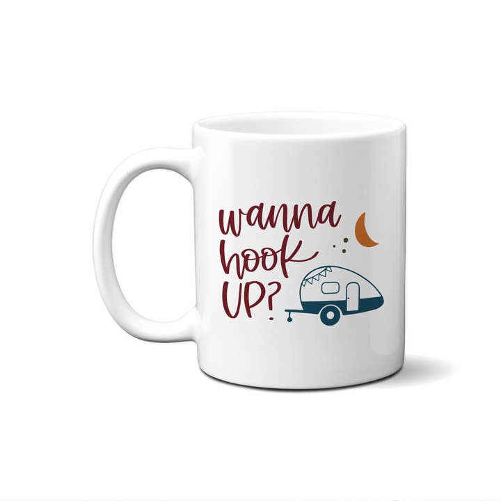 Canary Road - Wholesale Coffee Mug - Wanna Hook Up Coffee Cup, Funny Camping Theme Mug5