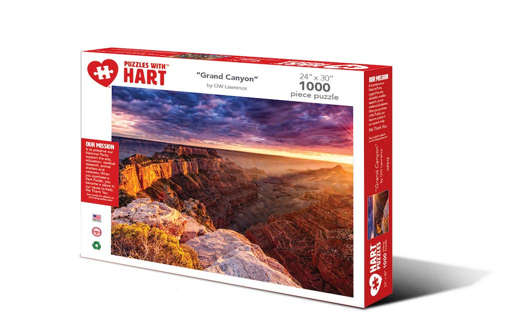Hart Puzzles - Wholesale Puzzle – Adult - Grand Canyon by O W Lawrence