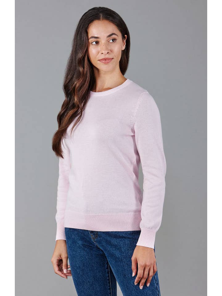 Paul James Knitwear - Wholesale Knitted jumper – Women′s - Womens Cotton Crew Neck Jumper