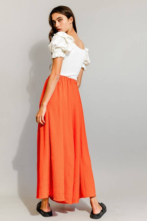 BUCKETLIST INC - Wholesale Pants - Women's - P5131 Solid Woven Wide Leg Pants8