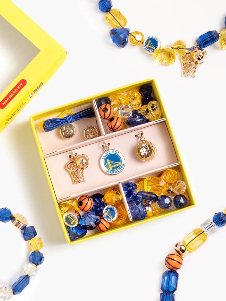 Golden State Warriors Mini Bead Kit for wholesale by Super Smalls