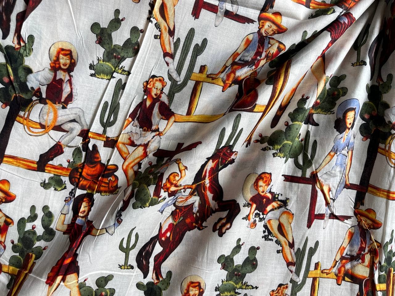 GYPSY STUDIO - Wholesale Fabric Paint - Antique Block Printed Cotton Dress Fabric Sold By The Yard0