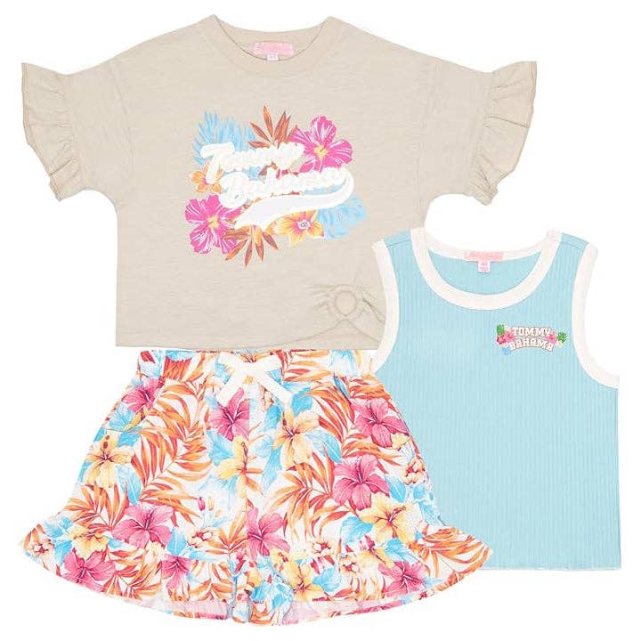 TOMMY BAHAMA Ensemble de 3 pièces pour filles (lot de 5) pour la vente par Penguin Kids Wear
