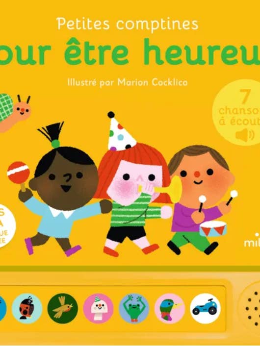 PETITE COMPTINE POUR ETRE HEUREUX pour la vente par Selection Livres jeunesse poppik