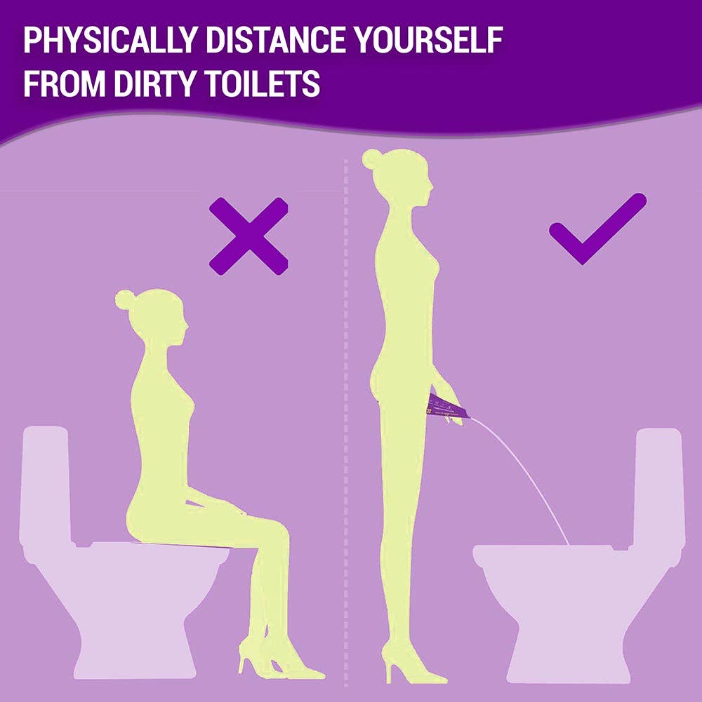 Peacock Pharma - Wholesale Hoes voor wc-bril - Pee Pro hygiënische wegwerp pee trechter - doos met 12 tellen3