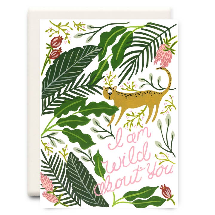 I Am Wild About You | Love Greeting Card for wholesale by Inkwell Cards