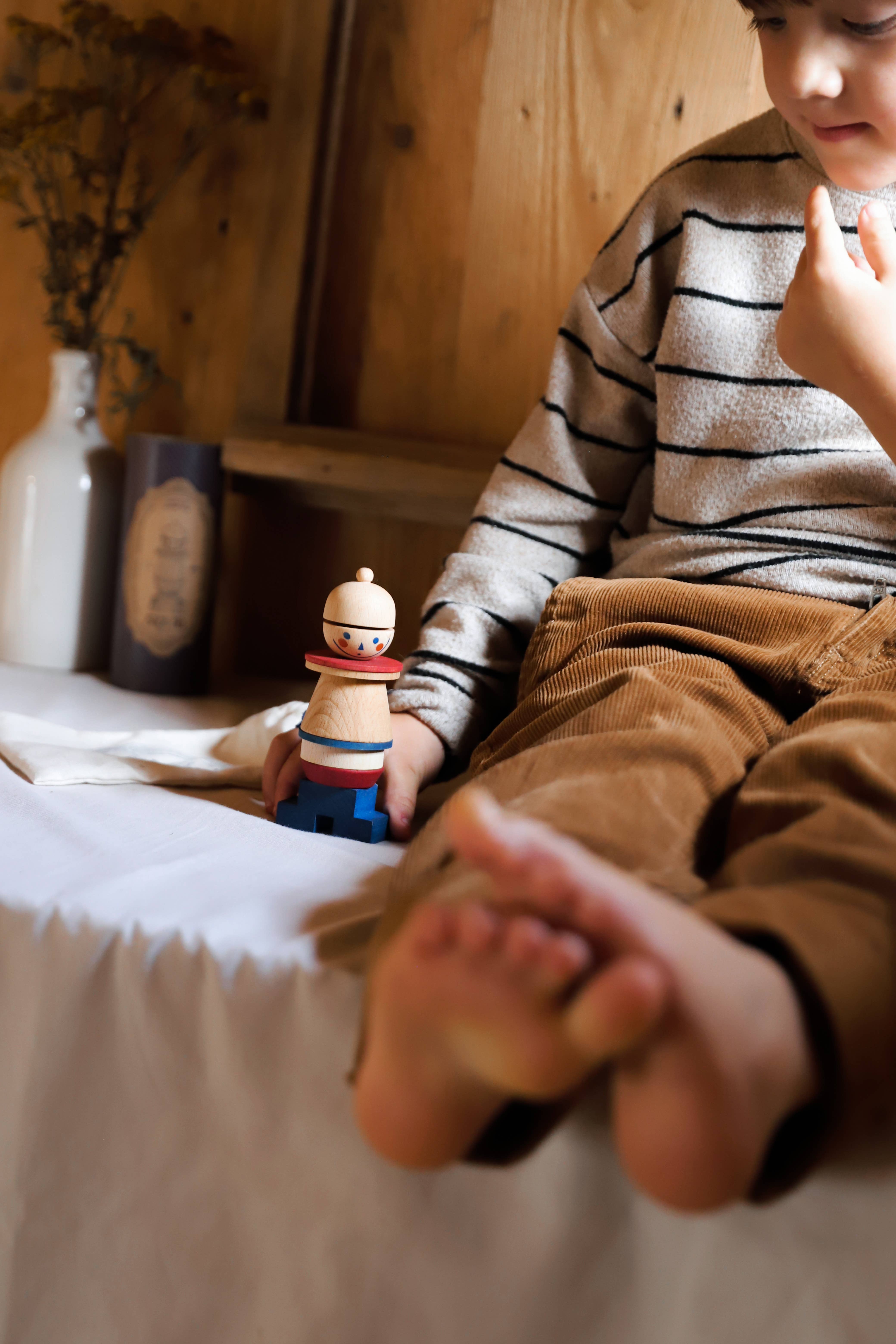 Wooden Story Sp. z o.o. - Wholesale Wood Toy - Kids - Stacking toy Stick Fig No.024